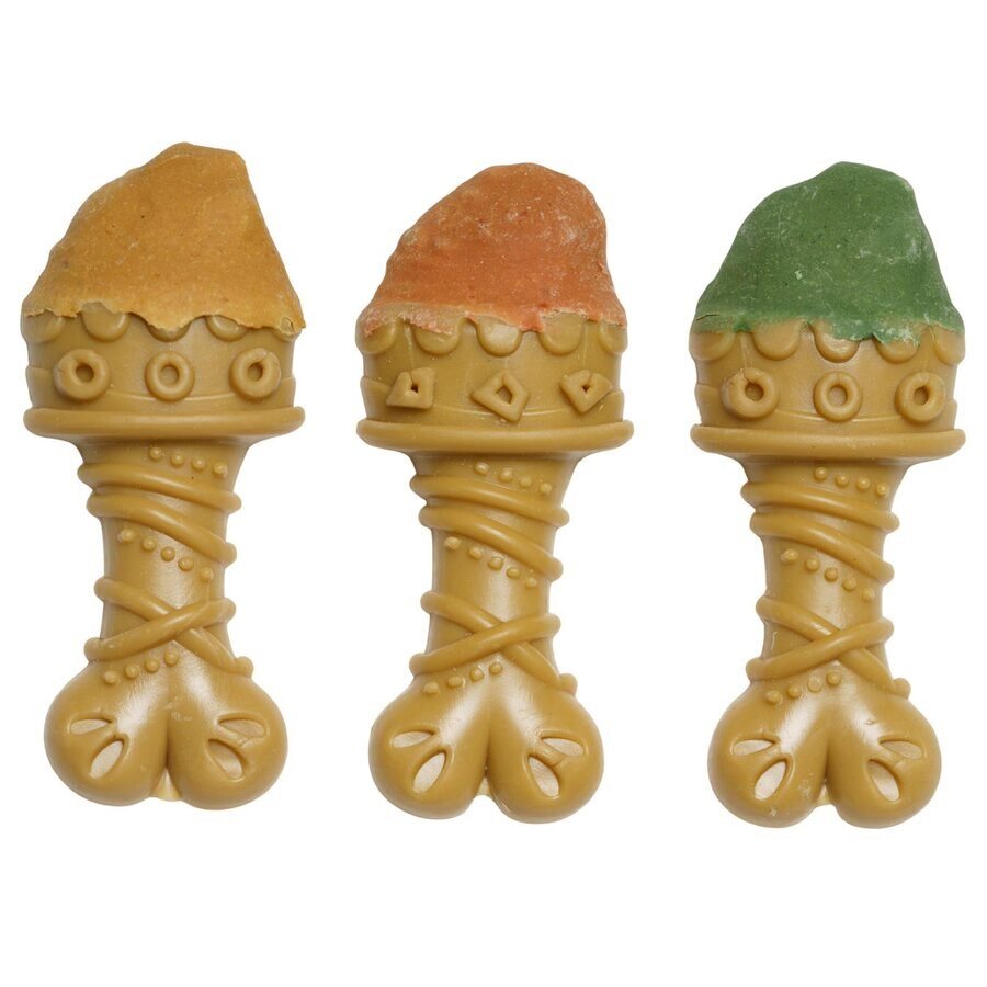 1kg Snacks equilibrado para perro, en forma de CUCURUCHO de 11,5cm, sin gluten, 28u aprox