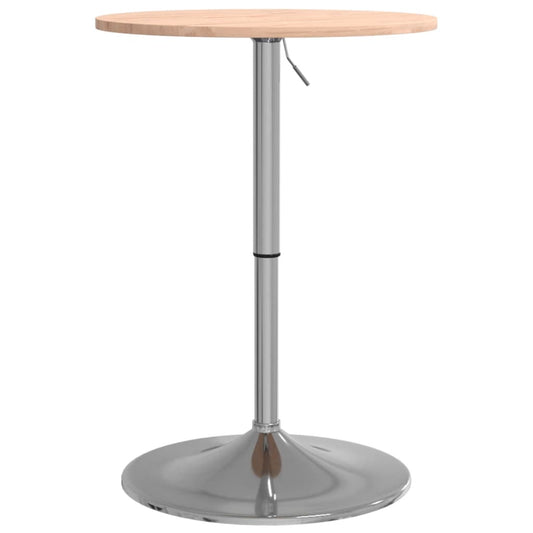 Mesa Alta De Madera Maciza De Haya Ø50x89,5 Cm_0