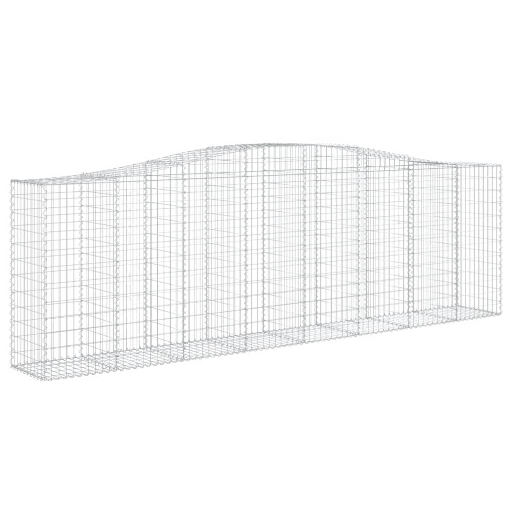 Cestas De Gaviones 15 Uds Forma De Arco Hierro 400x50x120/140cm_2