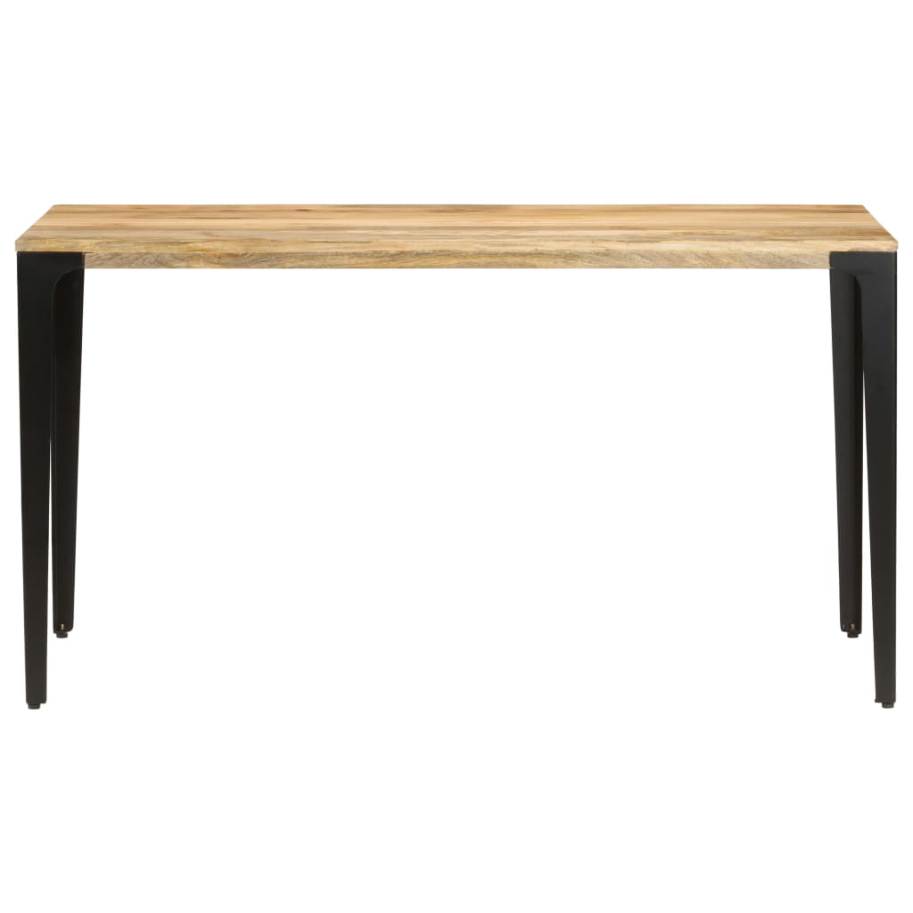 Mesa De Comedor De Madera Maciza De Mango 140x70x76 Cm_0