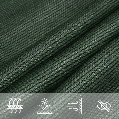 Vidaxl Toldo De Vela Verde Oscuro Hdpe 160 G/m² 2x2 M_4