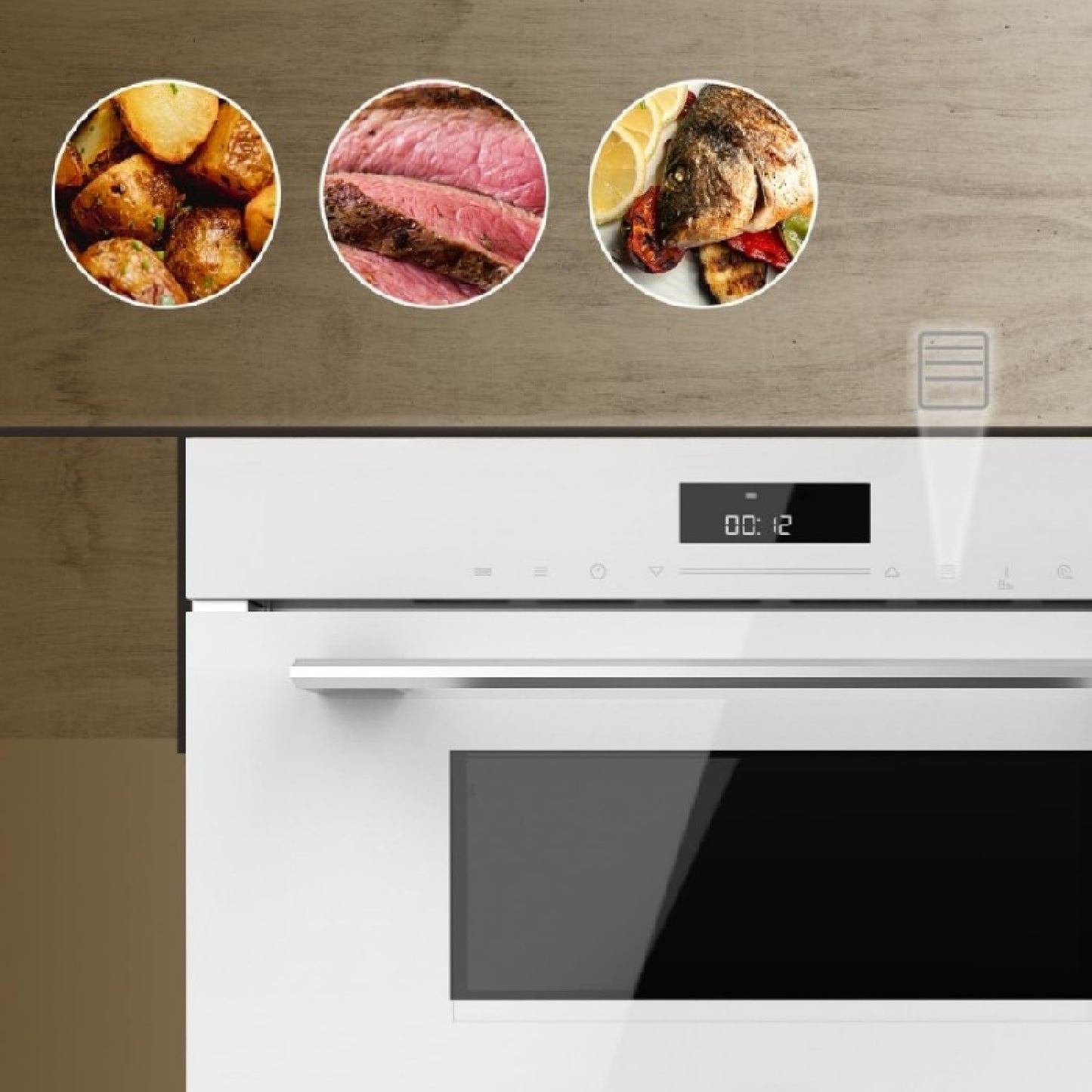 Cecotec Microondas Integrable Bolero Hexa Mw703800 Glass White_4