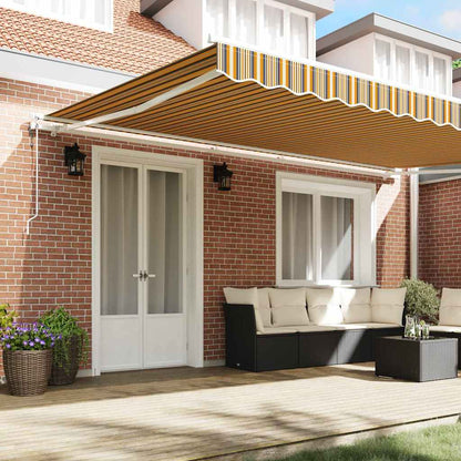 Toldo Retráctil Multicolor 500 X 350 Cm Tela Y Aluminio_2