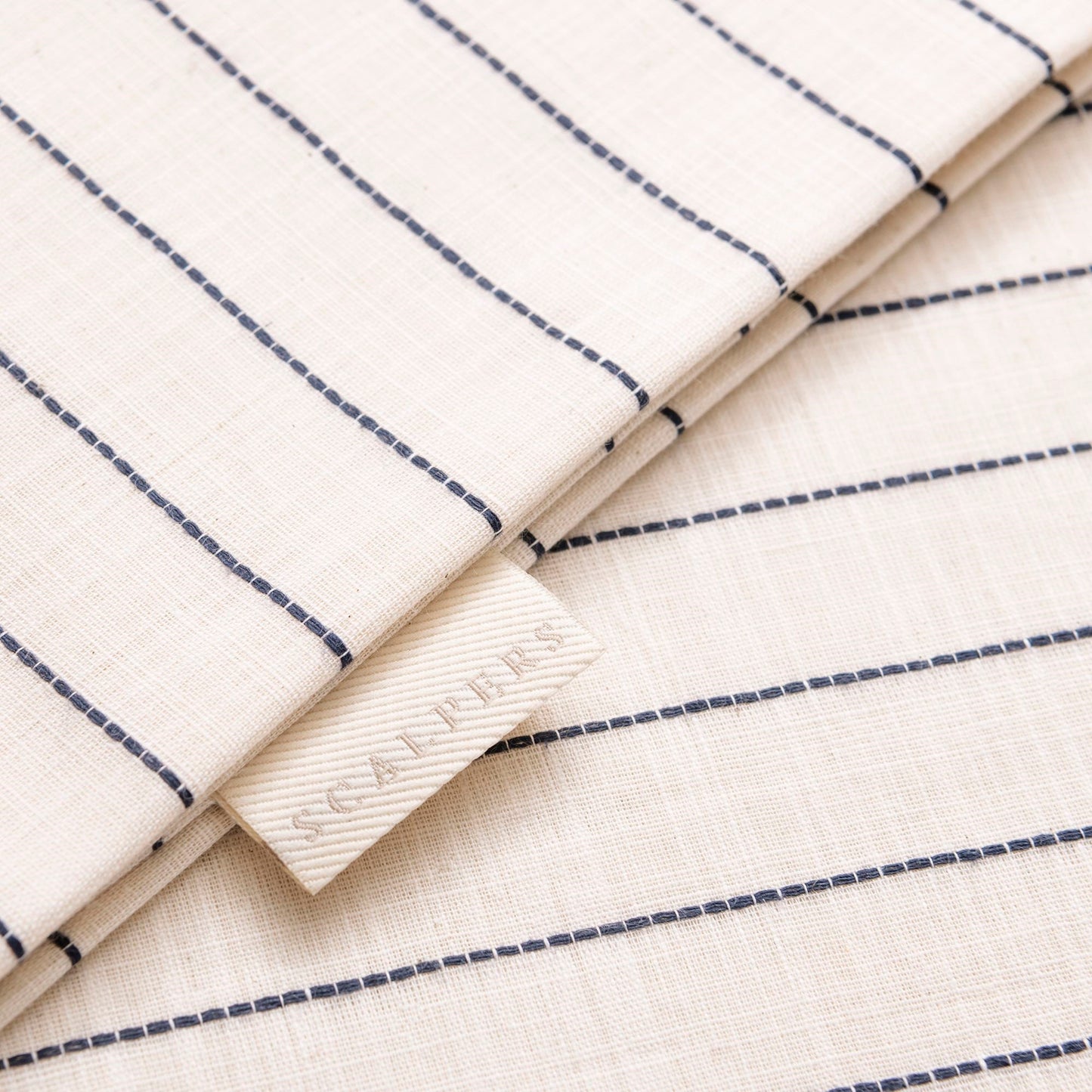 Set Cama Rayas (funda Nordica 260x240cm+ 2 Fundas Almohada  50x105cm) 100% Algodón 120gsm Ecru Rayas Cierre De Botones Haze Scalpers Home_3