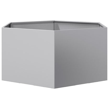 Jardinera Hexagonal Acero Galvanizado 104x90x45 Cm_4