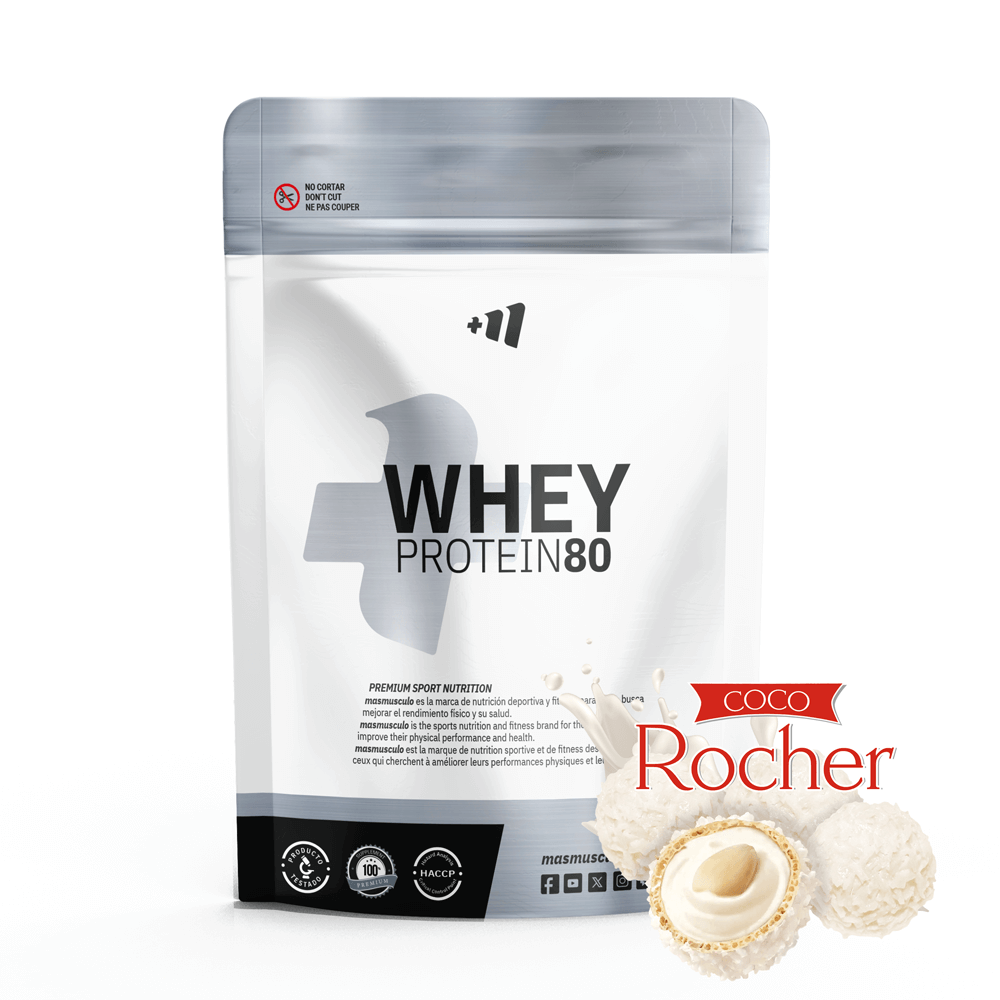 Whey Protein80 - 1kg - Coco Rocher - Aumenta La Masa Muscular - Masmusculo_0