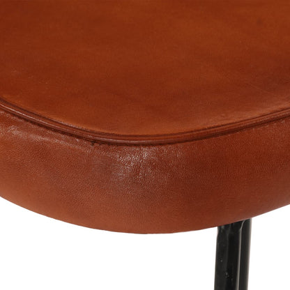 Taburetes De Bar 2 Uds Marrón Oscuro 41x29x62 Cm_5