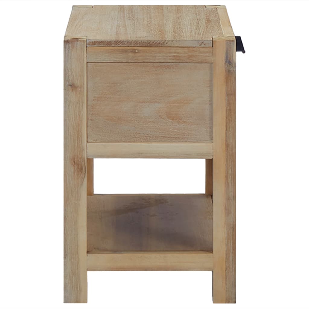 Mesitas De Noche Con Cajones Madera Acacia Maciza 40x30x48 Cm_3