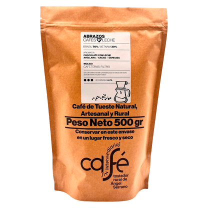 Cafe Sin Intermediarios Café Brasil Abrazos Molido Filtro 500 G_0