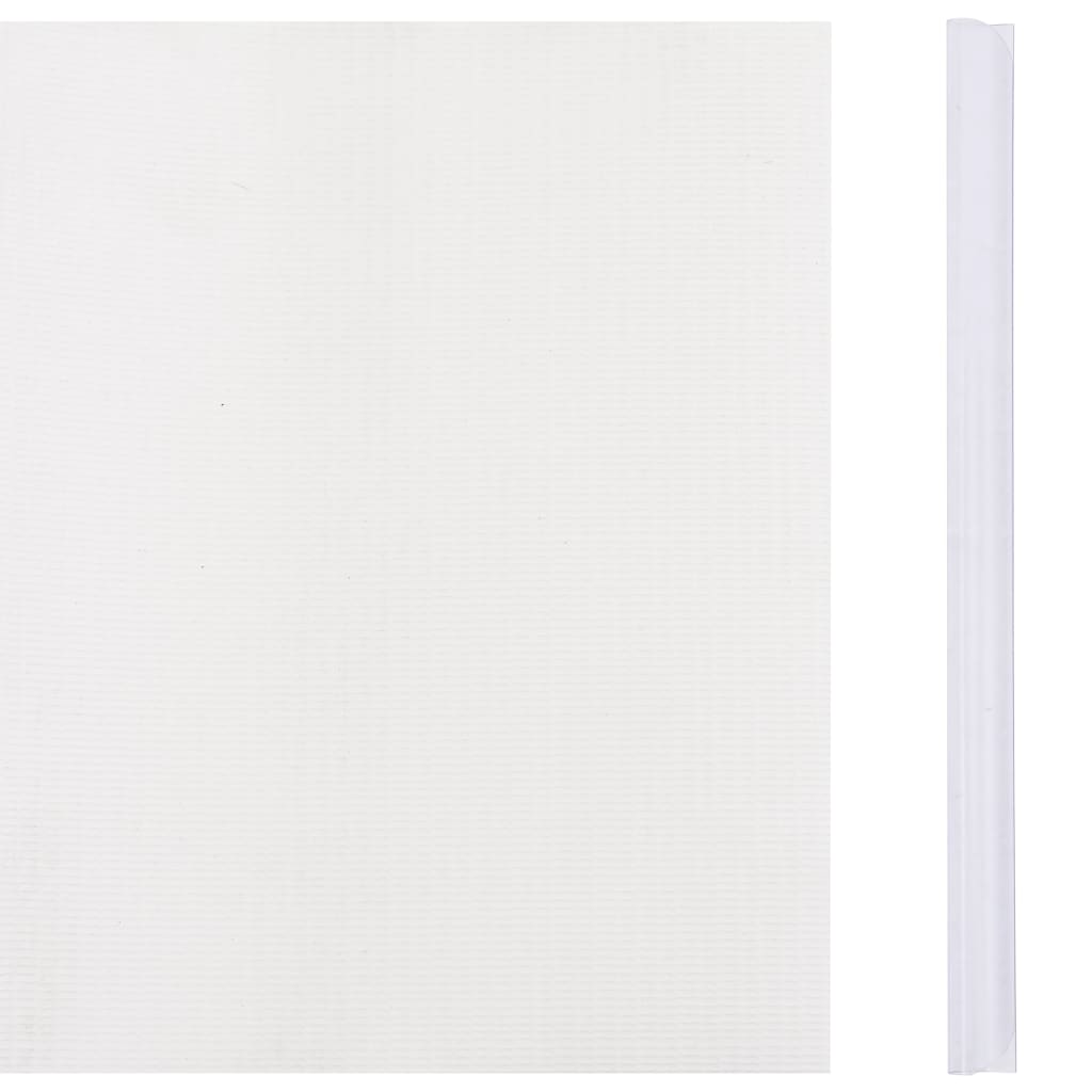Panel De Valla De Pvc Blanco 70x0,19 M / Vetonek_2