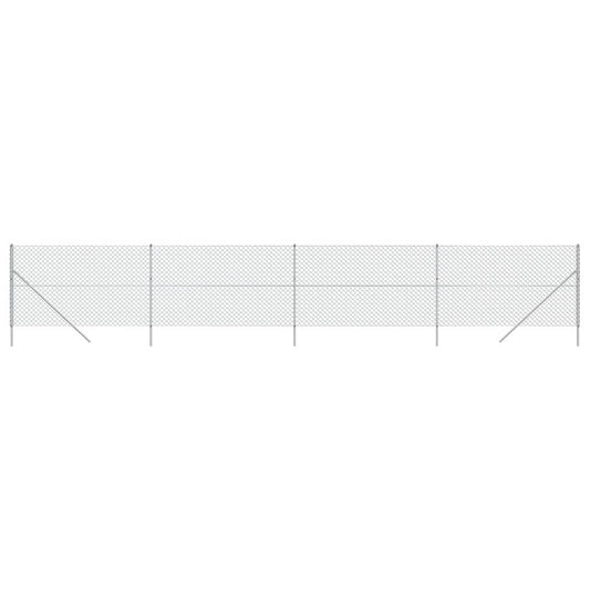 Cerca De Alambre Plateado 2,2x10 M / Vetonek_0