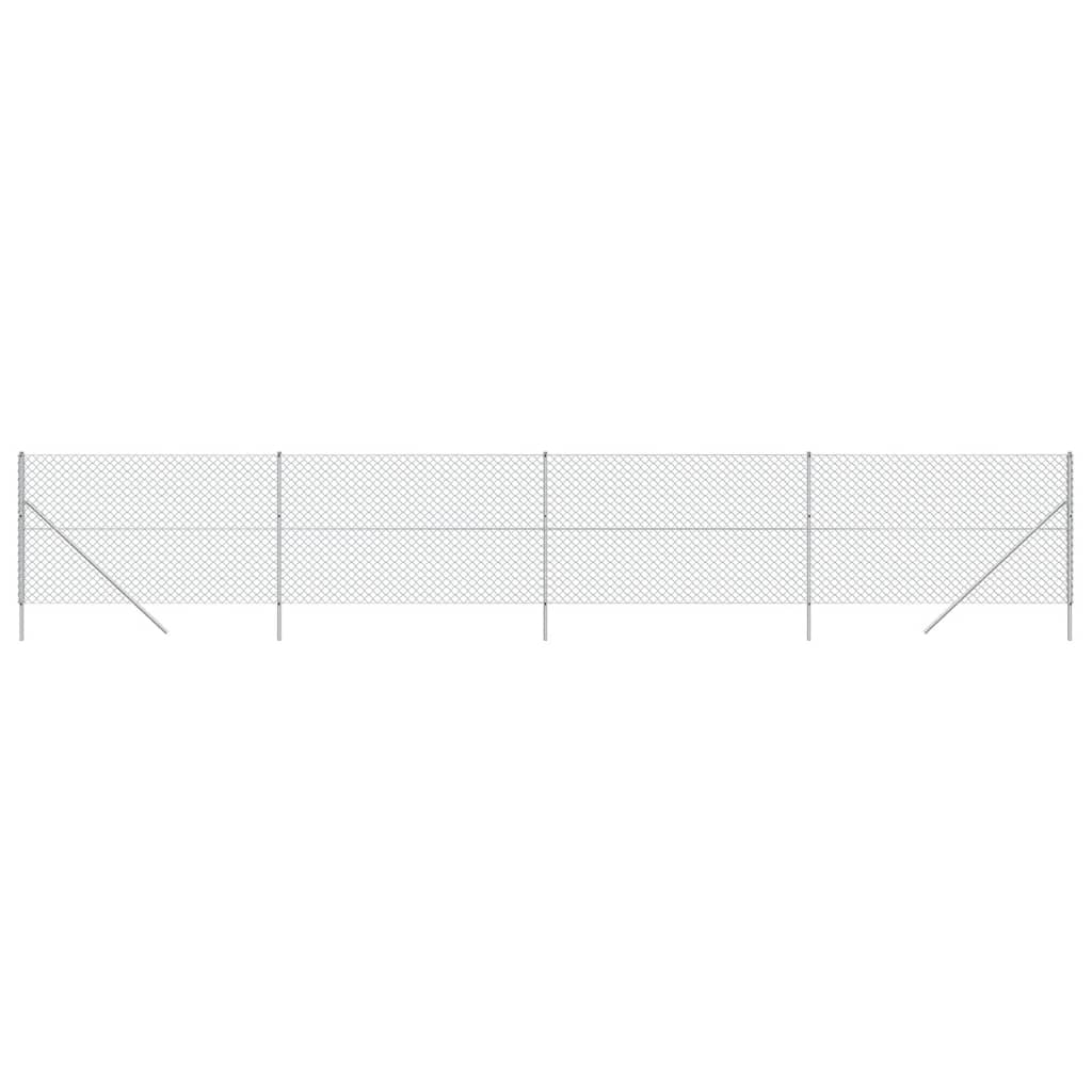 Cerca De Alambre Plateado 1,8x10 M / Vetonek_1
