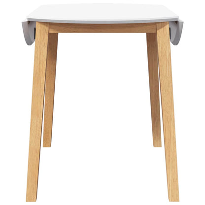 Mesa De Comedor Natural Madera Maciza Roble Caucho_4
