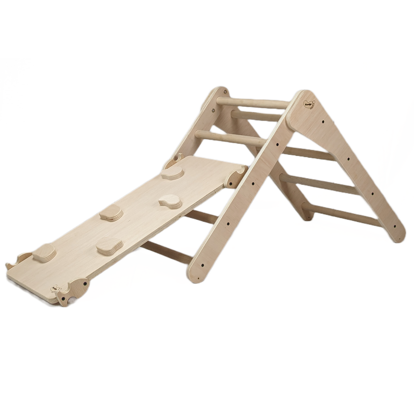 Triángulo De Aprendizaje Pikler Plegable Madera 70 X 50 X 60 Cm. Trnksc0019. Woodgo._3