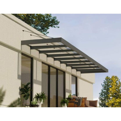 Marquesina para puerta Sophia XL 140x845 cm transparente Canopia