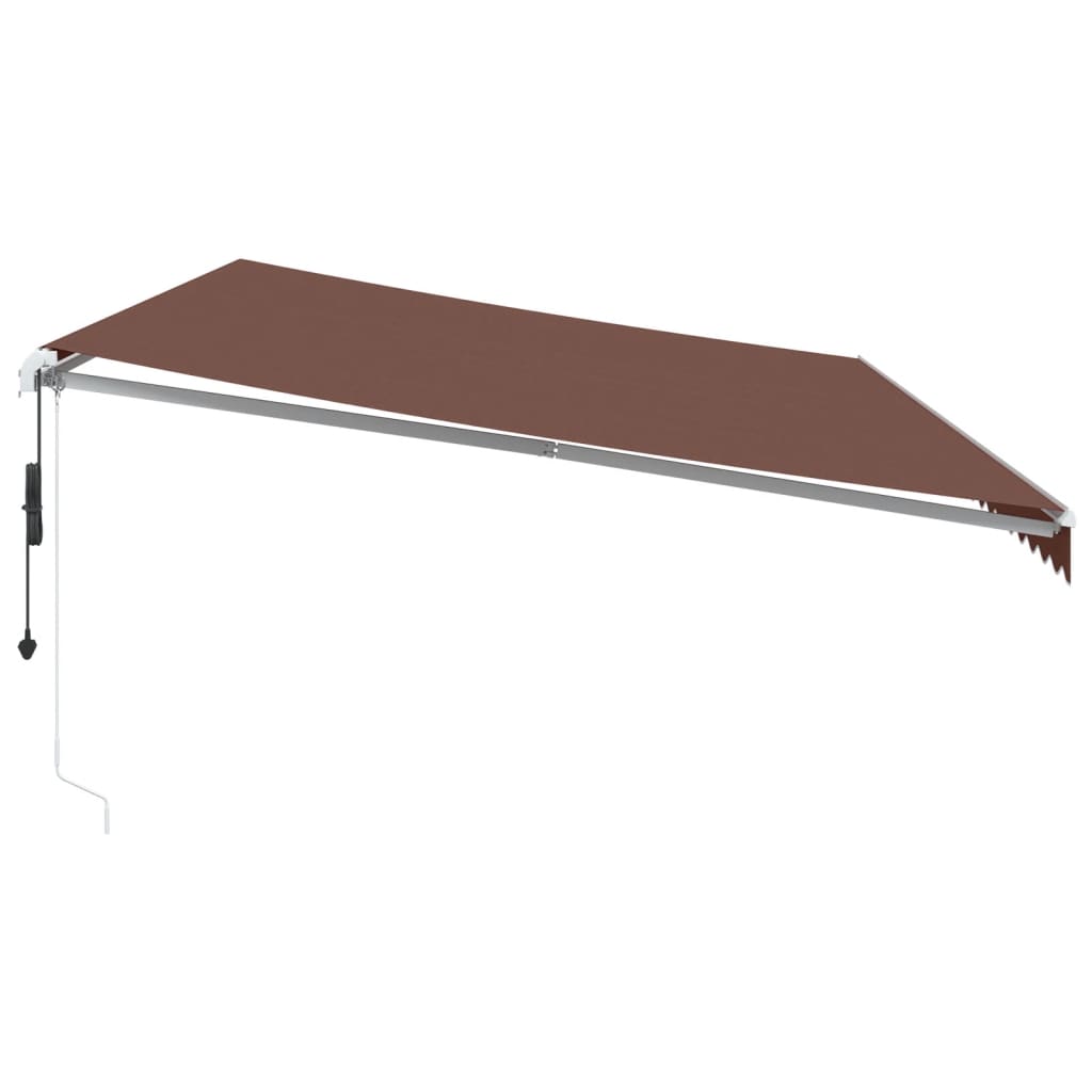 Toldo Retráctil Automático Marrón 600x350 Cm_3