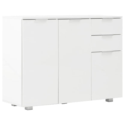 Aparador Blanco Brillante 107x35x80,5 Cm_1