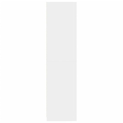 Armario De Madera Contrachapada Blanco 100x50x200 Cm_4