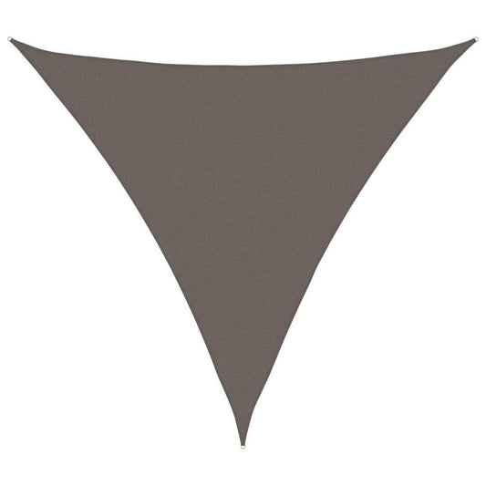 Vidaxl Toldo De Vela Triangular Hdpe 5x5x5 M M Gris Antracita_0