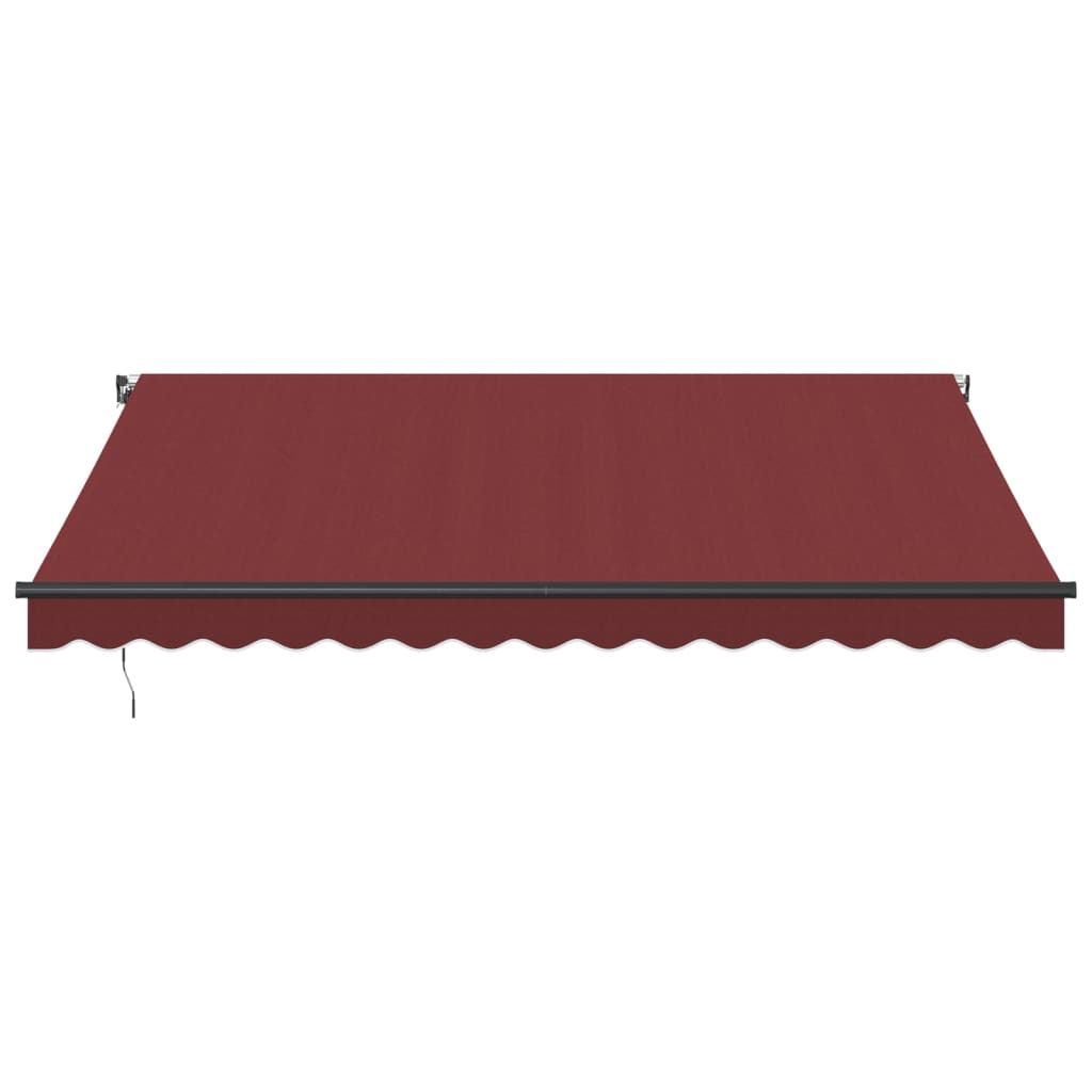 Toldo Retráctil Manual Color Burdeos 400x350 Cm_2