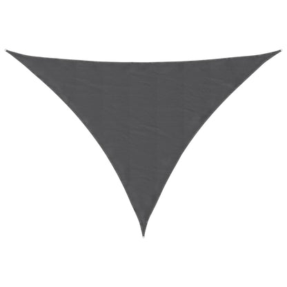 Vidaxl Toldo De Vela Triangular Tela Oxford Gris Antracita 4x4x5,8 M_0