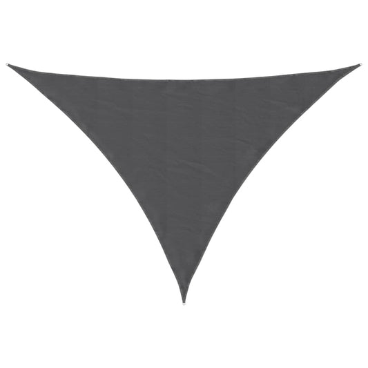 Vidaxl Toldo De Vela Triangular Tela Oxford Gris Antracita 4x4x5,8 M_0