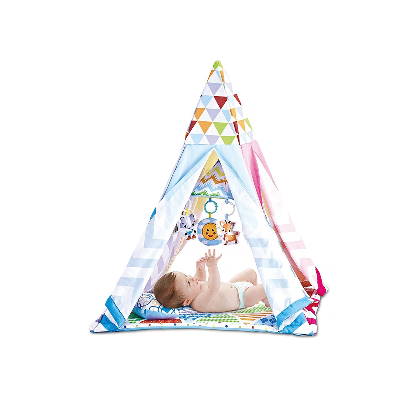 2 En 1 Manta De Actividades Tipi Musical Zig Zag_0