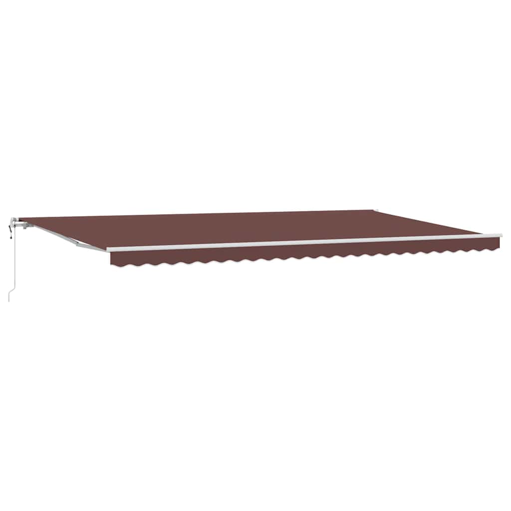 Toldo Retráctil Automático Marrón 600x300 Cm_0