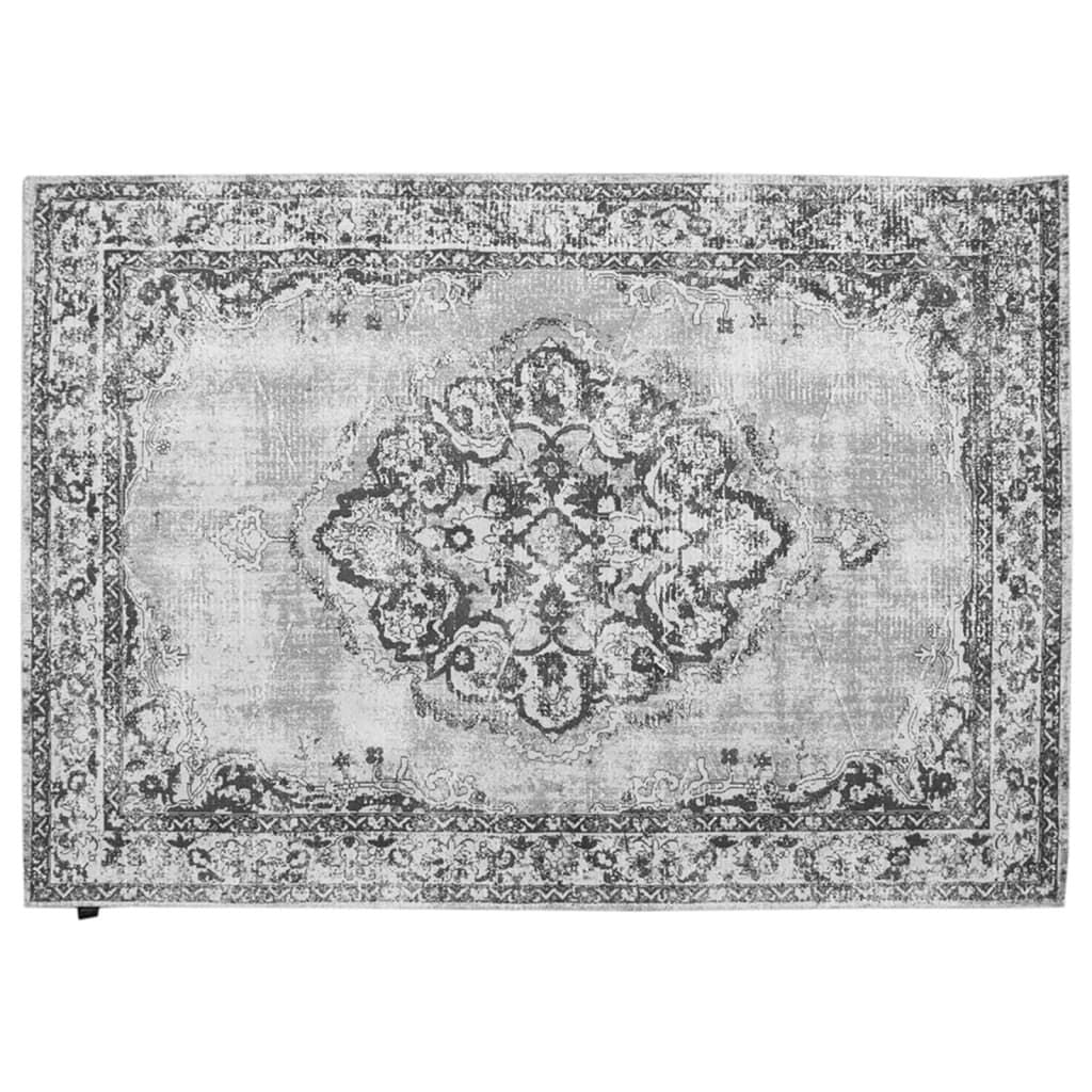 Dutch Lifestyle Alfombra Durban Genial Gris Y Negro 300x200 Cm_0