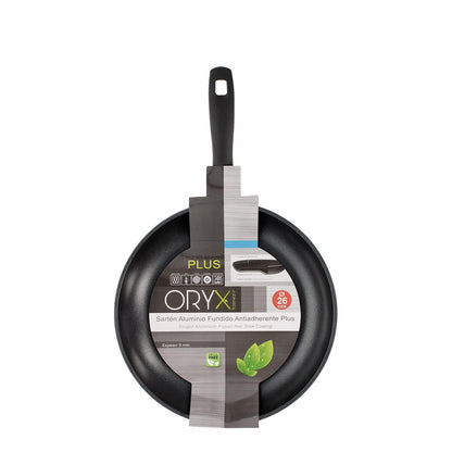 Oryx Sartén Aluminio Antiadherente Plus, Forjada, Apta Inducción, Libre Pfoa, Diámetro 26 Cm, Espesor 5 Mm._1
