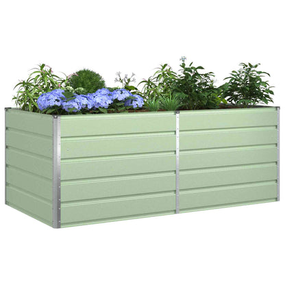 Jardinera Verde Pastel 195 X 100 X 75 Cm Acero Galvanizado_2