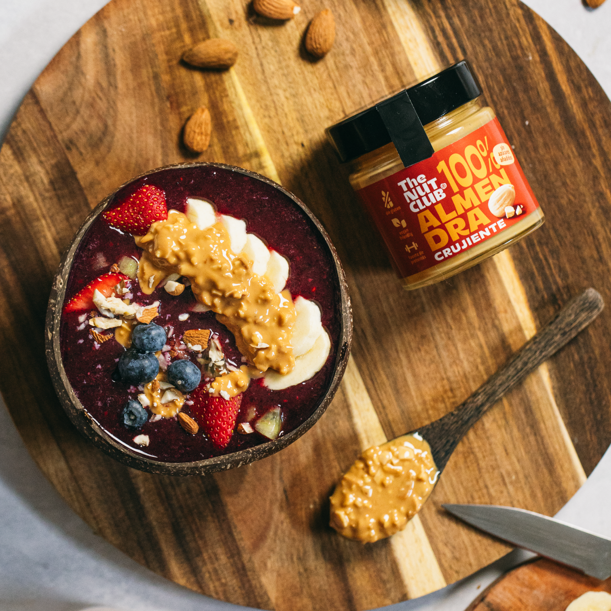 Pack cremas de frutos secos 4uds avellana, almendra smoothie & crunchy y anacardo 100% Fruto Seco 720g_4