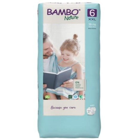 Pañal T6 XXL Plus (+16 Kg) Bambo Nature 40ud