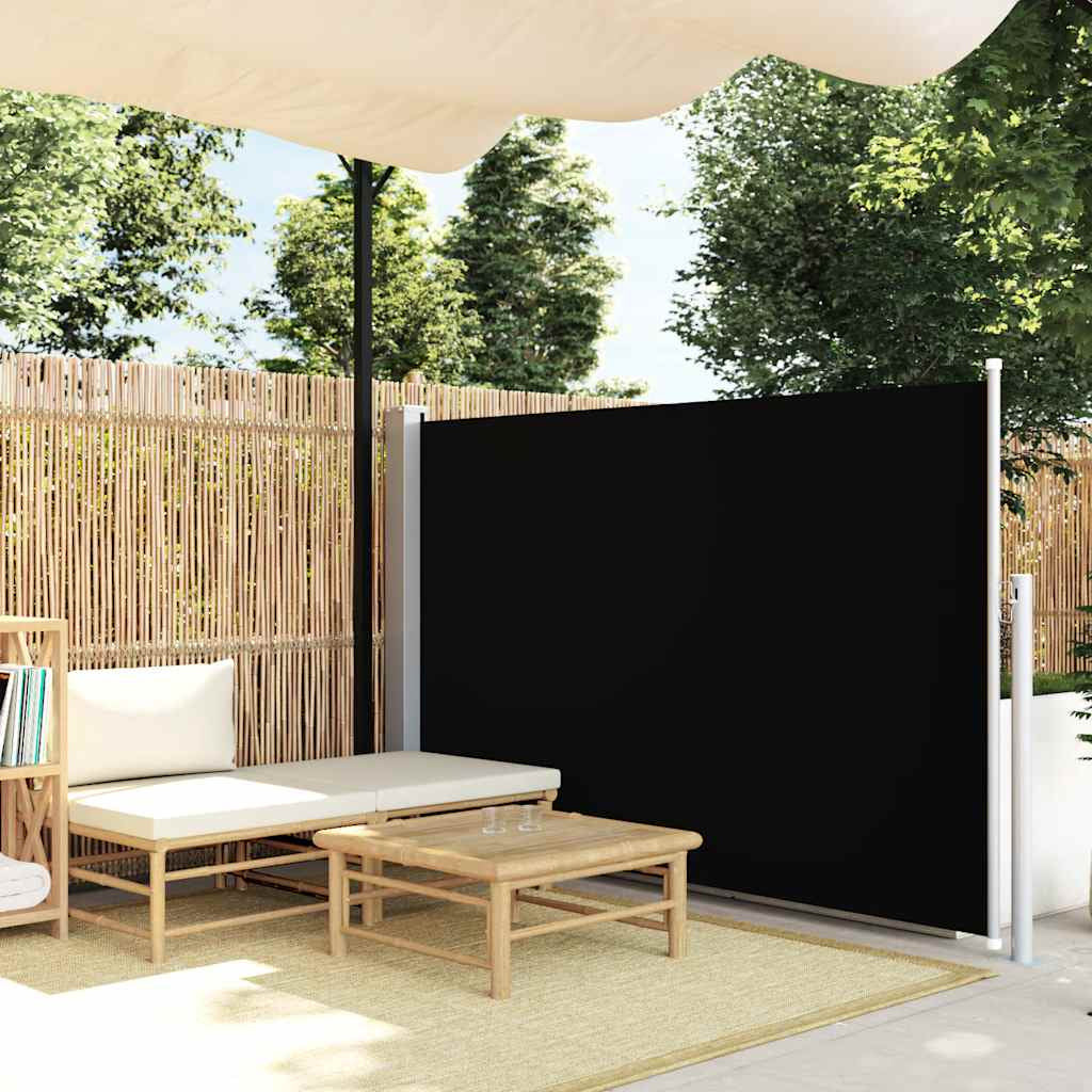 Vidaxl Toldo Lateral Retráctil 140x300 Cm Negro_1