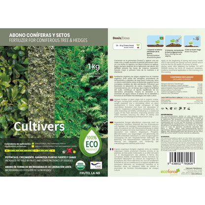 Abono Coníferas Ecológico Cultivers 1 Kg_3