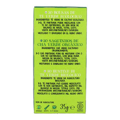 Té Verde Clásico Bio Cupper 20 bolsitas