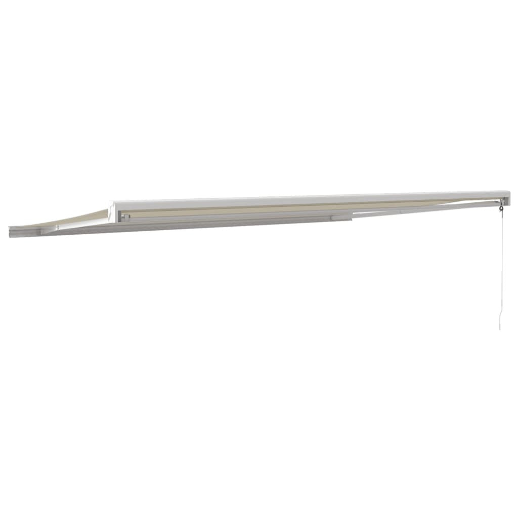 Vidaxl Toldo Retráctil Aluminio Y Tela Color Crema 5x3 M_4