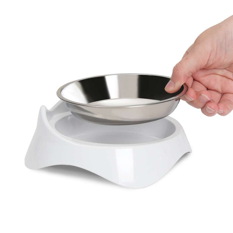 Comedero para Gatos Blanco Catit PIXI