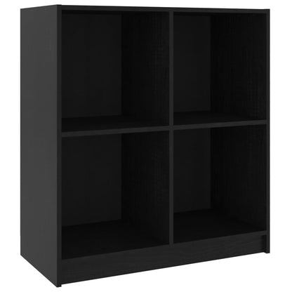 Aparador Madera Maciza De Pino Negro 70x33x76 Cm / Vetonek_2