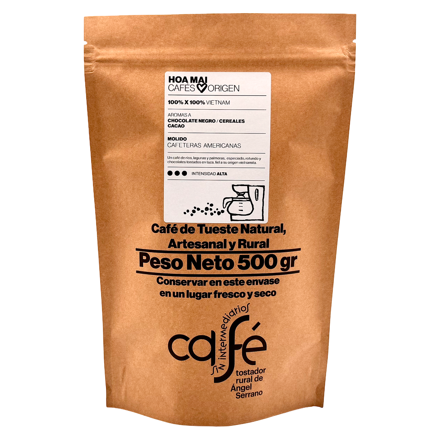 Cafe Sin Intermediarios Café Vietnam Hoa Mai Molido Americana 500 G_0