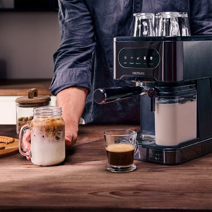 Cecotec Cafetera Express Semiautomáticas Power Espresso 20 Coldbrew Latte. 1350w, 20 Bares, Frío, Templado O Caliente_4