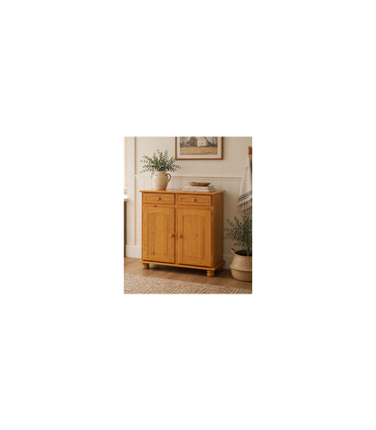 Aparador 2 Puertas Altea En Acabado Madera Maciza De Pino Color Miel 86 Cm(alto)88 Cm(anch_1
