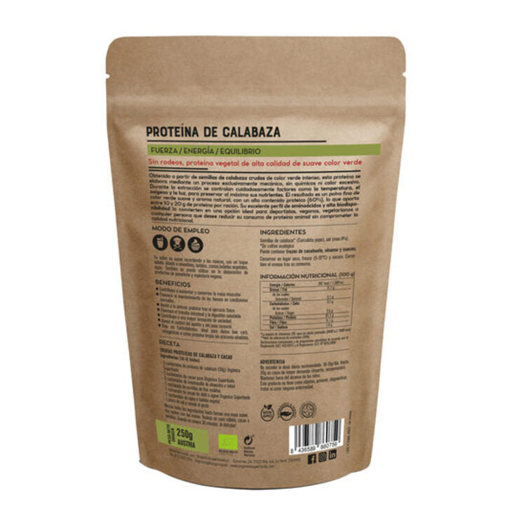 Proteína De Calabaza 1kg - Orgánica Superfoods_1