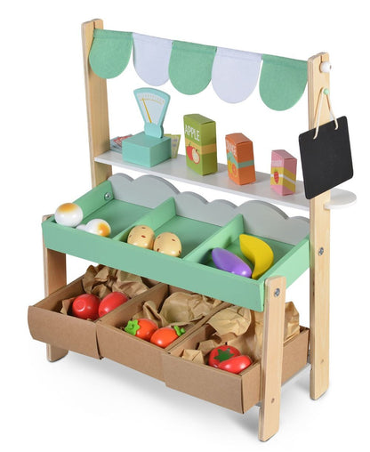 Supermercado De Madera Con Set De Productos (38 Piezas)_2