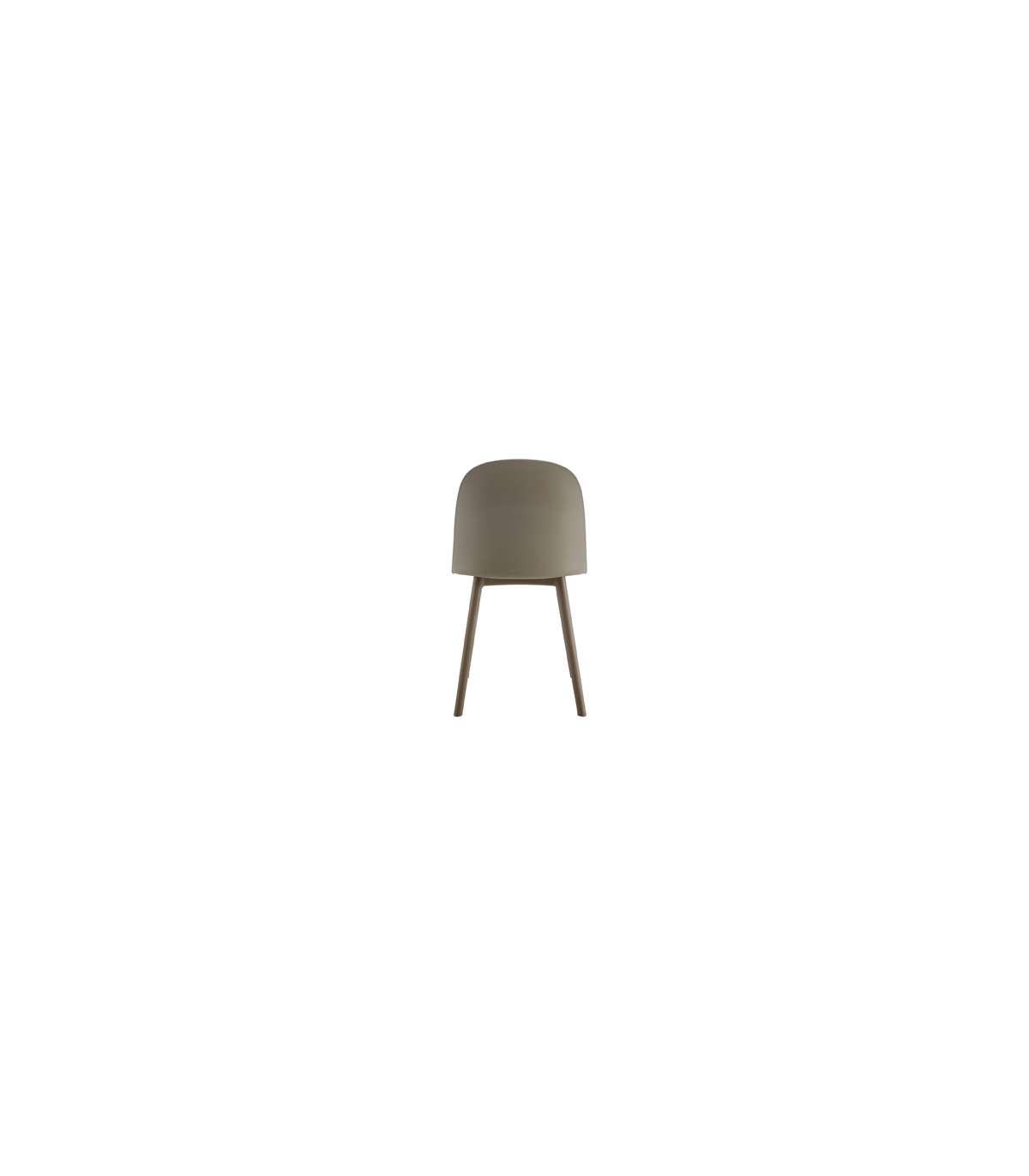 Pack De 4 Sillas Margaret Para Salón, Cocina O Terraza Acabado Topo, 80cm(alto) 45cm(ancho) 55cm(fondo)._3