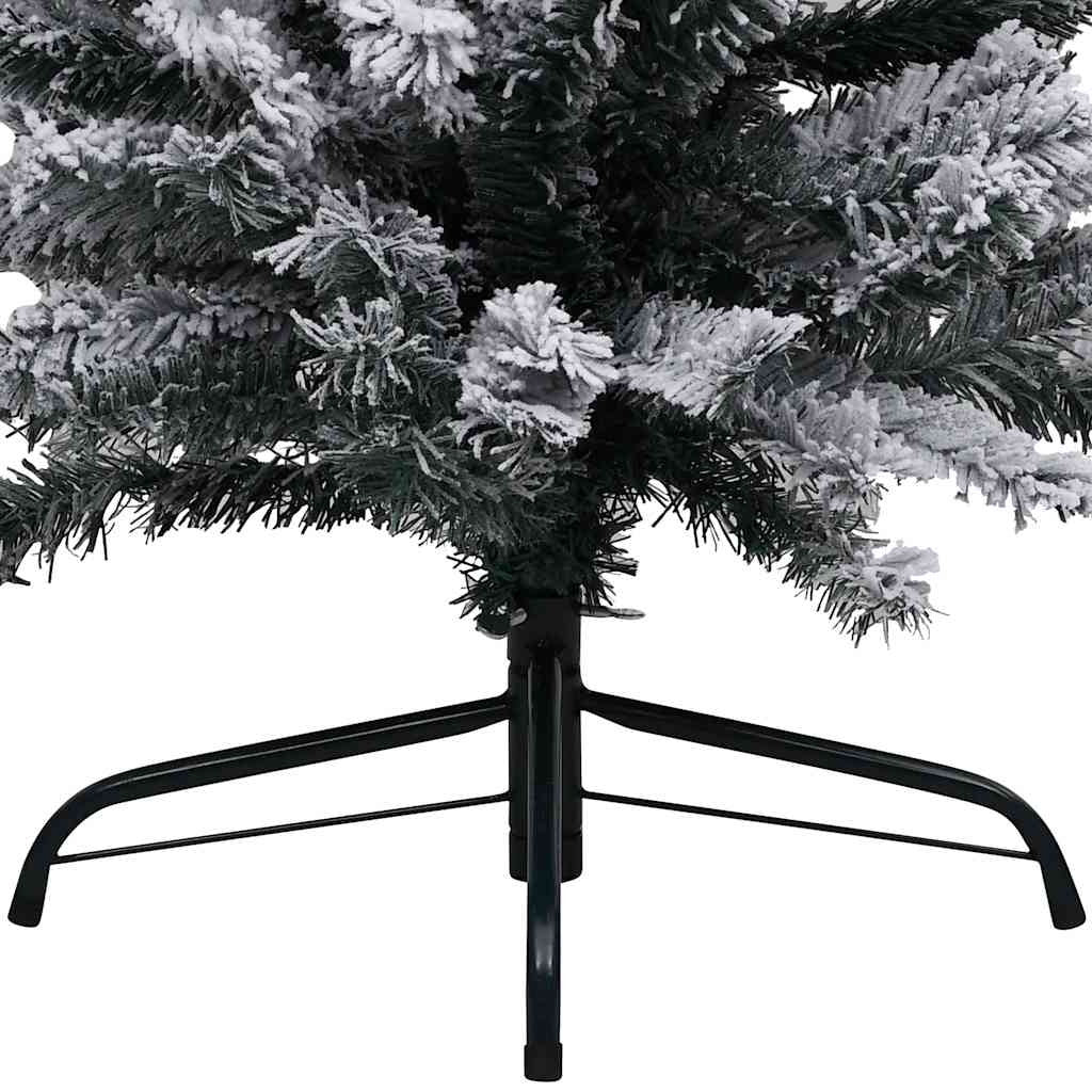 Vidaxl Árbol De Navidad Preiluminado Con Luces Y Bolas Verde 150 Cm_4