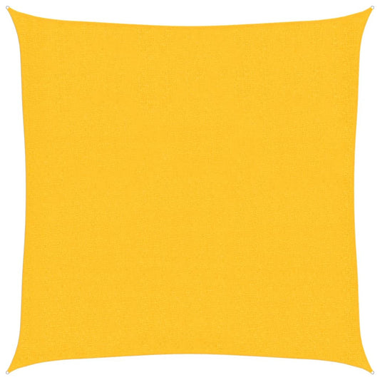 Vidaxl Toldo De Vela Hdpe Amarillo 160 G/m² 3,6x3,6 M_0