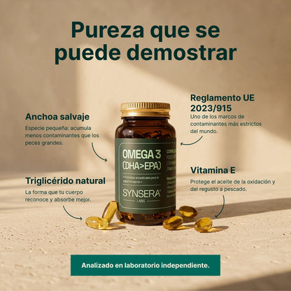 Pack 3 Botes Omega 3 (dha > Epa) 90 Cápsulas Synsera Labs_5
