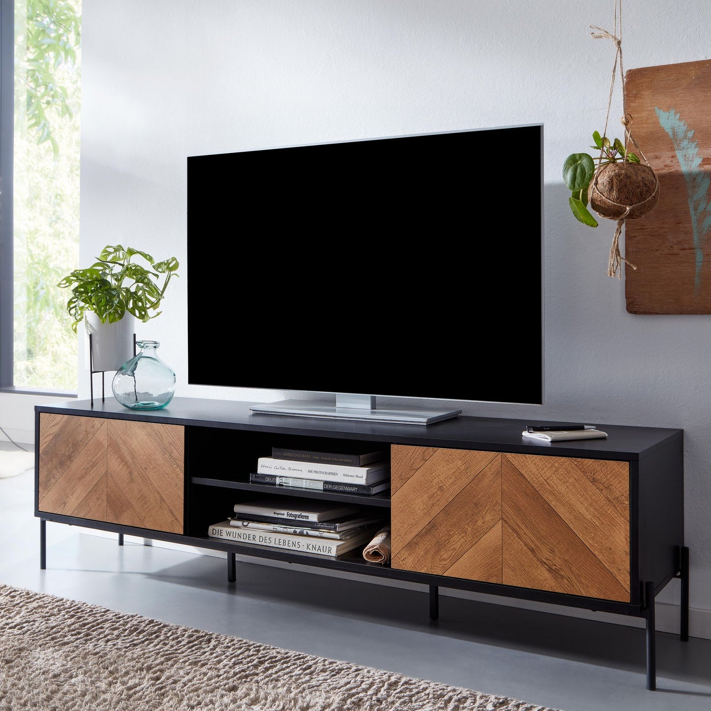 Mueble De Tv Sólido Y Duradero Modelo Wl6.580_1