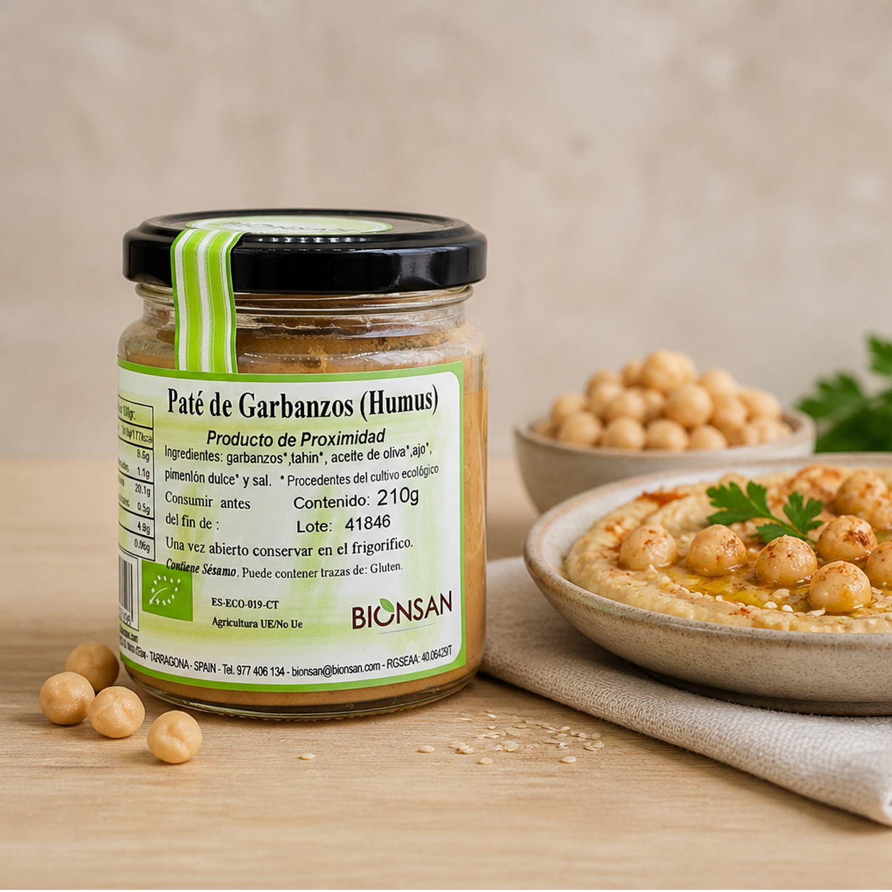 Hummus De Garbanzos Eco Bionsan 210gr_3